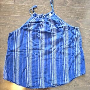 Women's blue tank top